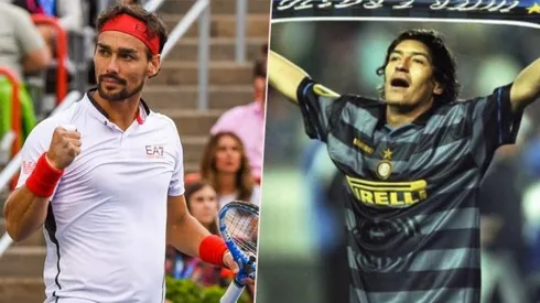 Zamorano es ídolo de Fognini