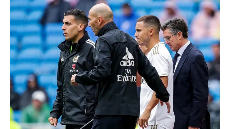 Hazard disputó media hora en el partido frente al Levante.