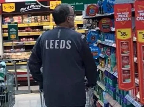 Sorprenden a Bielsa de los más relajado en un supermercado