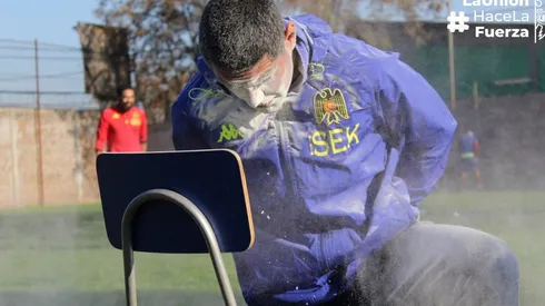 Los hispanos celebraron antes del entrenamiento