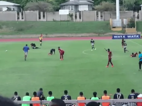 Video: Caída de un rayo en una cancha deja heridos a cuatro futbolistas