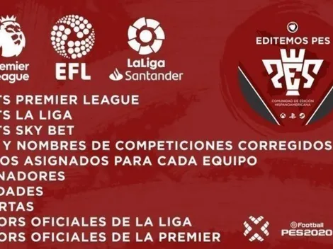 Descarga el Option File V1 de Editemos PES para PES 2020