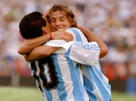 Claudio Paul Caniggia estuvo presente en el debut de Maradona: "Diego es más que mi amigo"