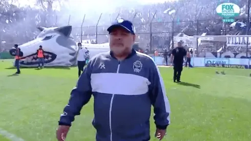 Espectacular recibimiento para el Diego