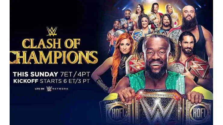 Dónde ver en vivo WWE Clash of Champions