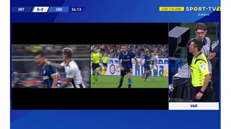 El VAR lo delató.