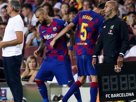 En vivo | Vidal es suplente en el Barcelona vs Valencia