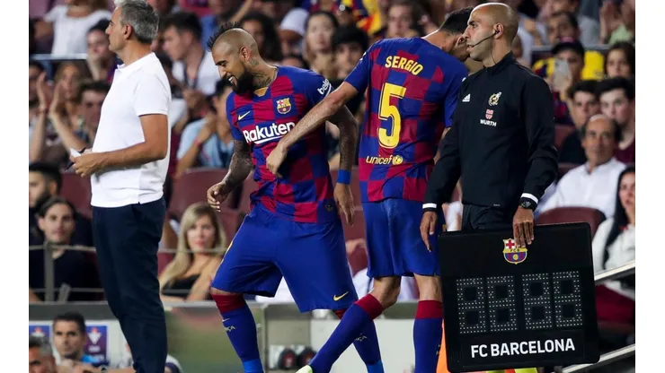 Vidal quedará esperando por minutos de acción.