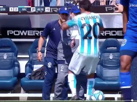 Diego Maradona le mete tremendo caño a delantero de Racing