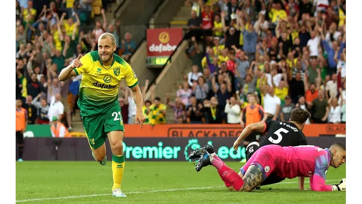 El finlandés Pukki marcó el tercer gol del City.