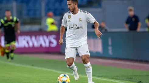 Hazard jugaría su primer partido oficial con Real Madrid.