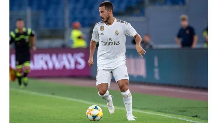 Hazard jugaría su primer partido oficial con Real Madrid.