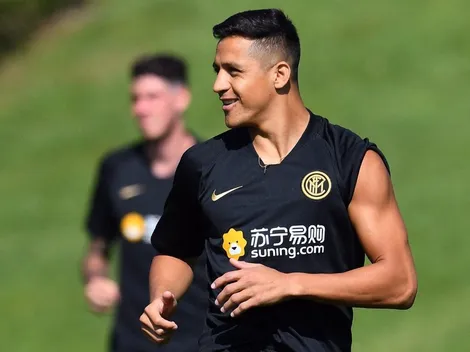 Alexis debuta ante 60 mil personas con la camiseta de Inter