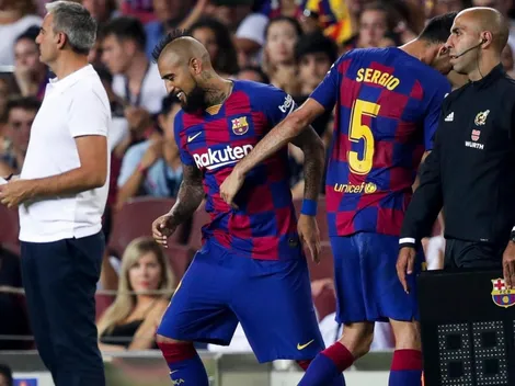 Formación: Vidal asoma como suplente contra Valencia