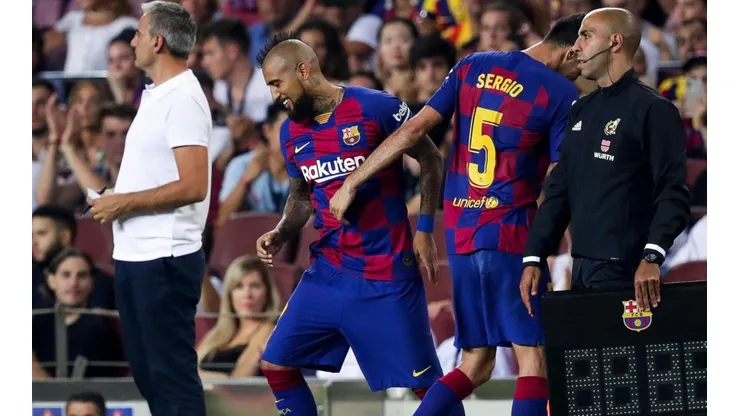Vidal asoma como suplente contra Valencia.