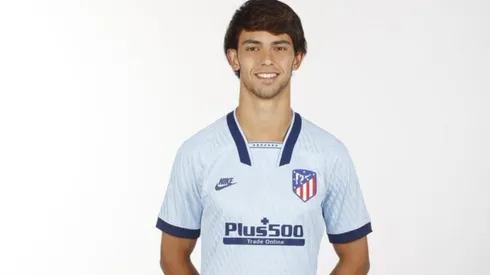Joao Félix fue uno de los modelos de la nueva camiseta.