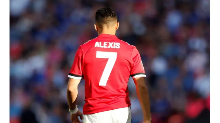 Alexis Sánchez anotó cinco goles en 45 partidos con el Manchester United