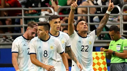 Lautaro Martínez fue la figura con triplete ante México.
