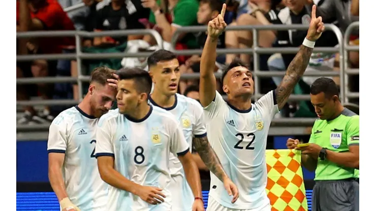 Lautaro Martínez fue la figura con triplete ante México.