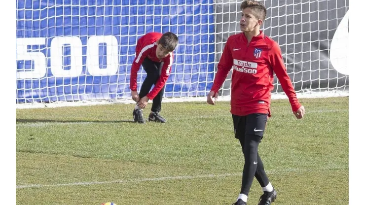 Giuliano Simeone ya se entrena con las inferiores del Atlético de Madrid