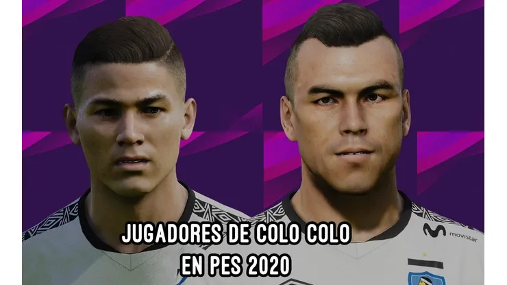 Valoración y rostro de los jugadores de Colo Colo en PES 2020
