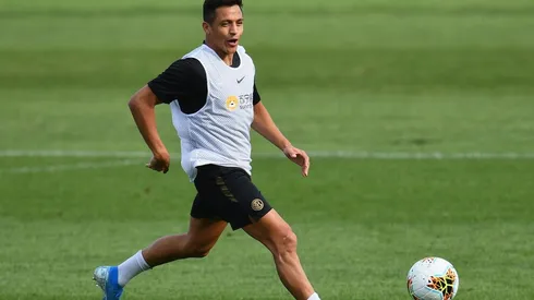Alexis Sánchez entrena junto al Inter de Milán pensando en Udinese.