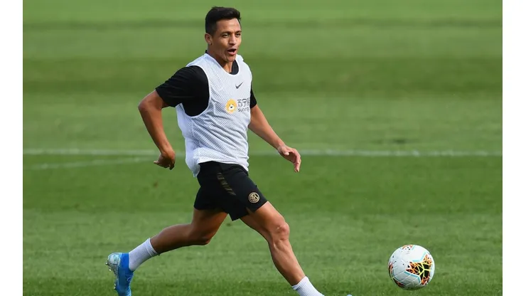 Alexis Sánchez entrena junto al Inter de Milán pensando en Udinese.