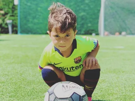 Mateo Messi cumple cuatro años y celebra un golazo igualito a su padre Lionel