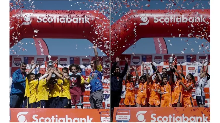 Instituto Hebreo y Boston College ganaron en el Campeonato Infantil Scotiabank en Santiago.