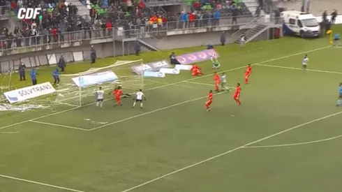 Enorme intervención del arquero de Cobreloa en Chinquihue