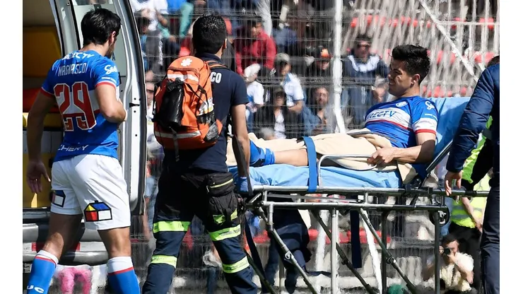 El Gato salió lesionado