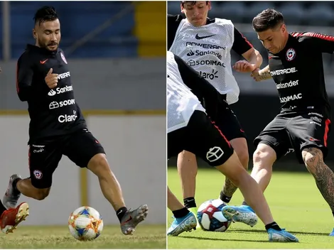 Formación: Jean Meneses y Christian Bravo, titulares en Chile ante Honduras