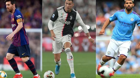 Lionel Messi, Cristiano Ronaldo y Sergio Agüero asoman como candidatos a goleadores de Champions League 2019/20