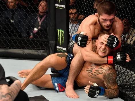 Khabib somete a Poirier y es el campeón indiscutido de los pesos ligeros