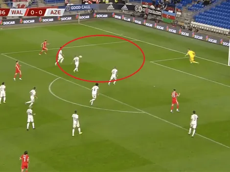 El insólito autogol en el partido de Gales con Bale protagonista