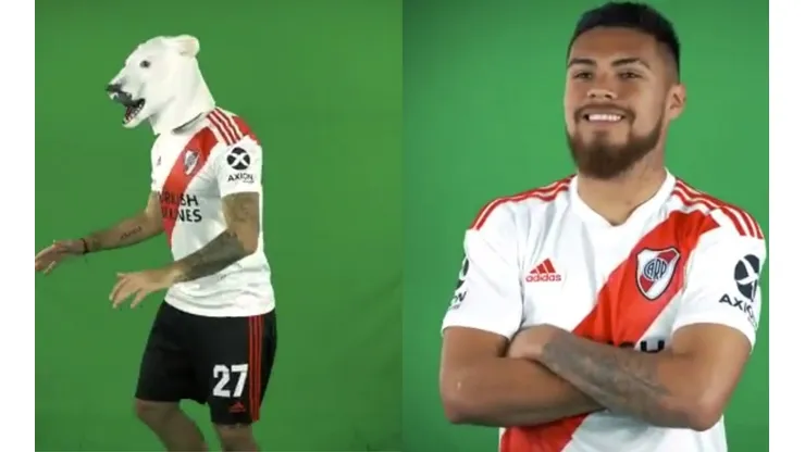 Pasó de todo en la sesión de fotos de River Plate.