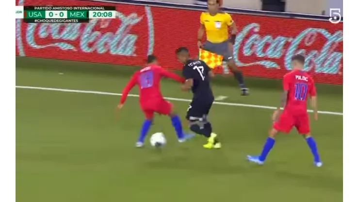 Lujazo del jugador del Porto.