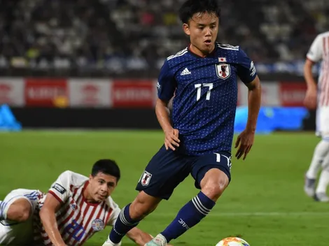 El show de Takefusa Kubo frente en el Japón vs Paraguay