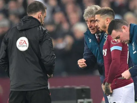 Lanzini llena de flores a Pellegrini y destaca su cercanía con el plantel