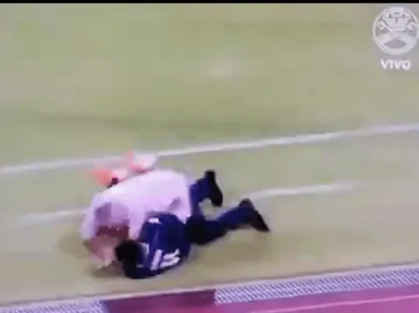 Tolo Gallego debuta en Panamá y recibe feroz chuleta de un rival