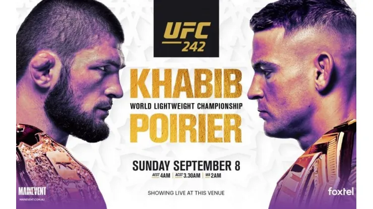 Dónde ver en vivo el UFC 242 - Khabib vs Poirier