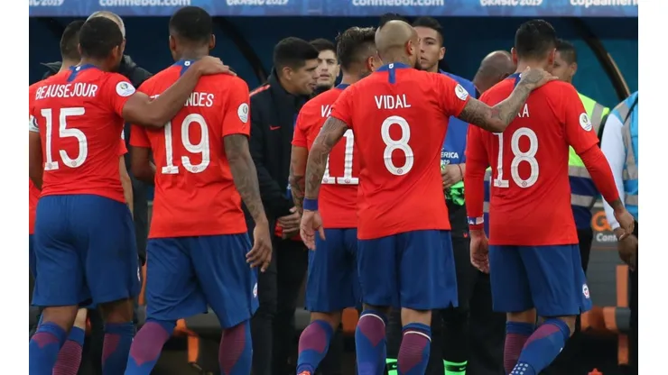 La Roja ante Argentina en la Copa América.