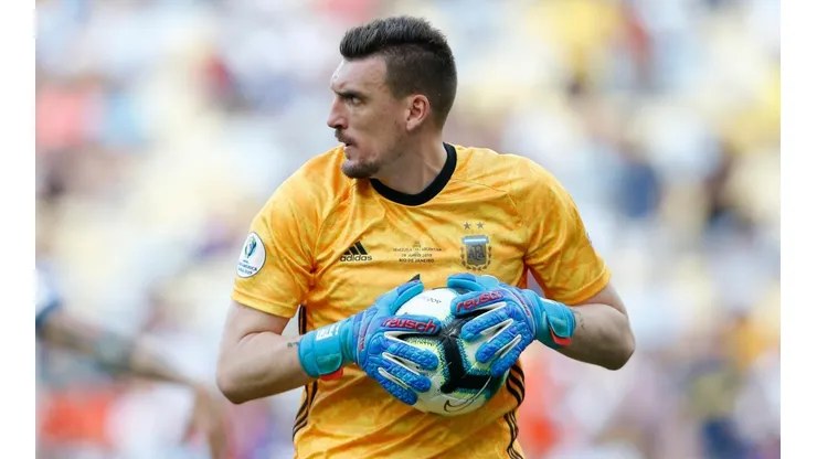Armani fue titular en Copa América