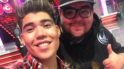 Raúl de Jesús junto a Ricky. El cantante le dejó un lindo mensaje.
