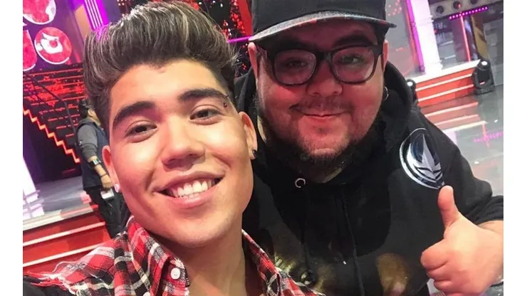 Raúl de Jesús junto a Ricky. El cantante le dejó un lindo mensaje.