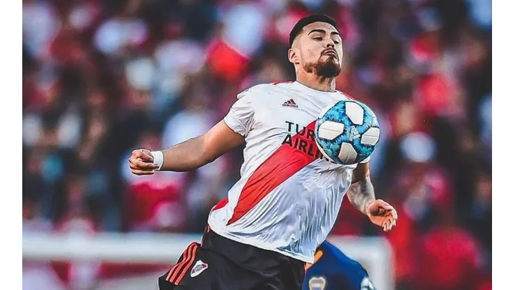 Paulo Díaz fue titular en el superclásico, por segunda vez en River Plate