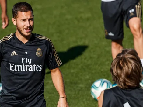 Hazard se baja de Bélgica y se recuperará en Madrid