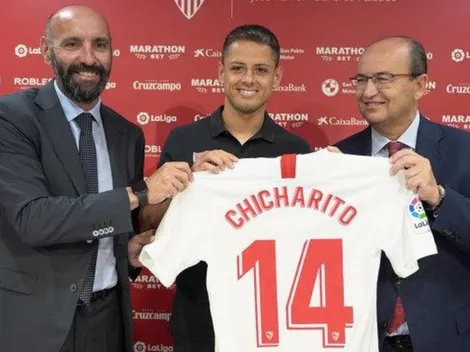 Chicharito Hernández es oficializado como refuerzo del Sevilla