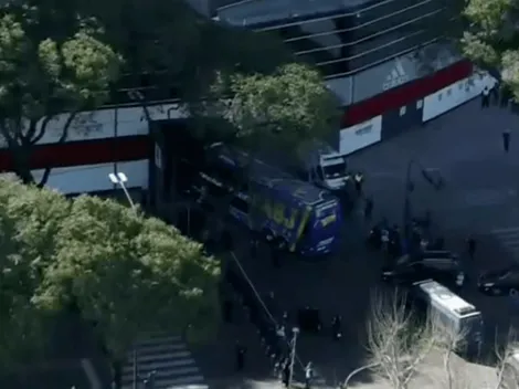 Ahora sí: bus de Boca Juniors llega sin problemas al Monumental de Núñez
