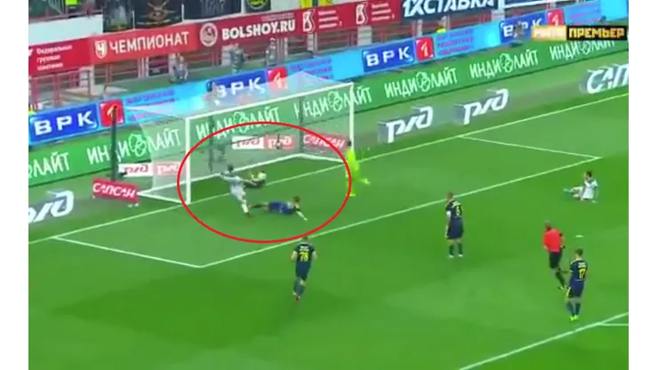 Una increíble reacción del defensor ruso